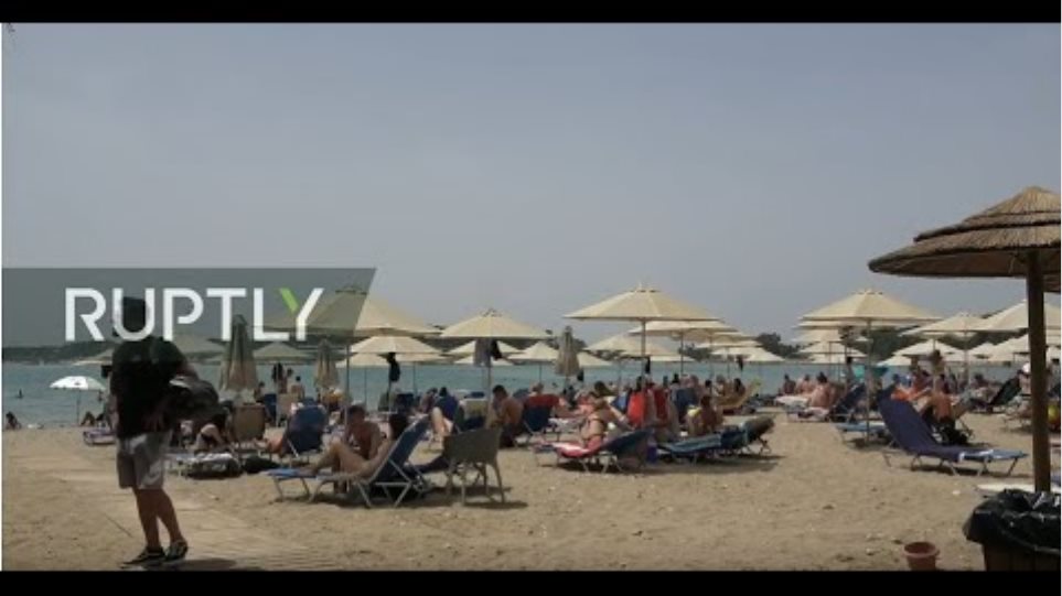 LIVE: Organised beaches reopen in Athens as heatwave strikes