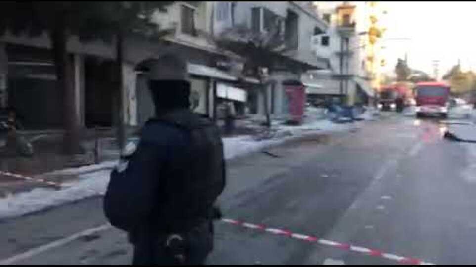Ισχυρή έκρηξη σε κτίριο στη λεωφόρο Συγγρού - Δύο τραυματίες (2)