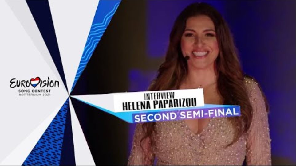 Helena Paparizou - INTERVIEW - Second Semi-Final - Eurovision 2021