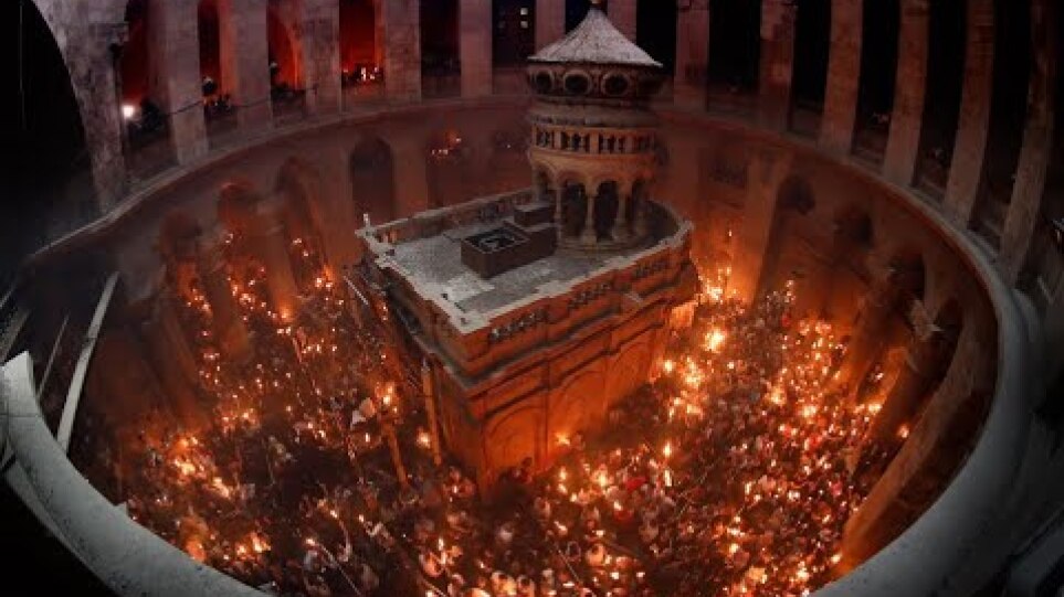 LIVE NOW: The Miracle of The Holy Fire 2022 from the Church of the Holy Sepulcher in Jerusalem 2022