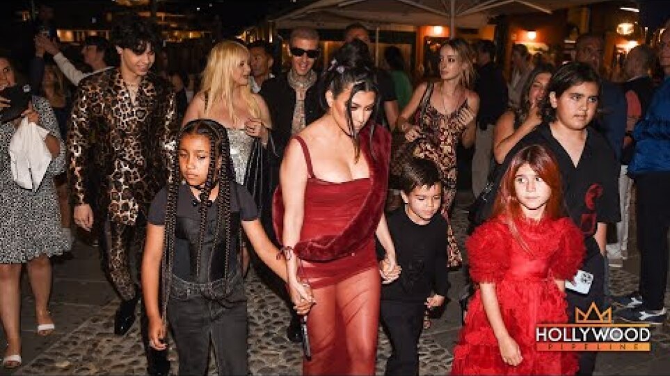 The Kardashians in Portofino for Kourtney & Travis Barker's Wedding