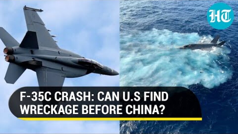 F-35C crash: U.S Navy races to recover wreckage; Fear that China will steal fighter jet technology