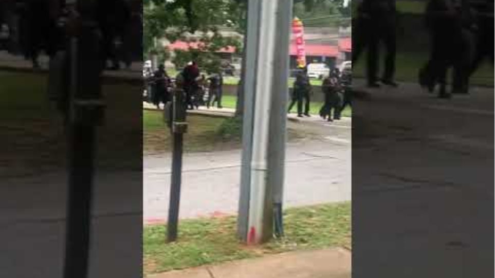ARMED BLACK MILITIA BIGGER THAN THE BLACK PANTHERS MARCH GEORGIA BLACK LIVES MATTER 4TH OF JULY