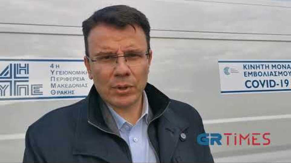 Tsalikaki statement for mobile vaccination unit - GRTimes.gr