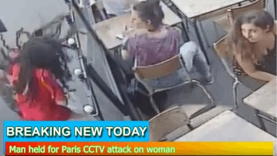 Breaking News - Man held for Paris CCTV attack on woman