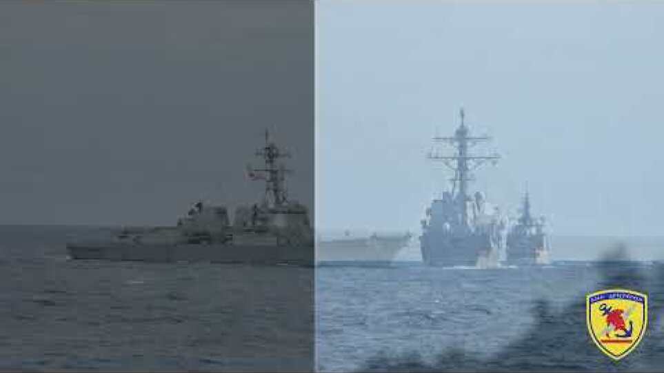Συνεκπαίδευση Πλοίων και Αεροσκαφών Ελληνικών ΕΔ με το US Carrier Strike Group EIGHT - CSG 8 των ΗΠΑ