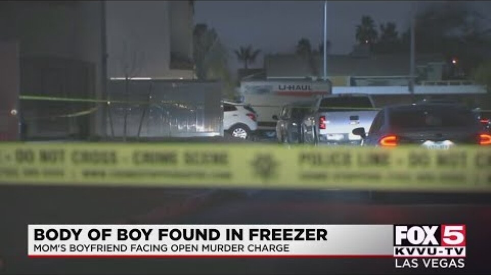 'Tragic situation': Las Vegas police find body of young boy in northeast valley freezer