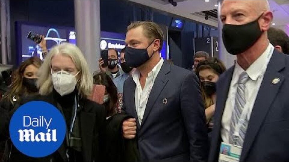 Ο Leonardo DiCaprio στη Διάσκεψη για το Κλίμα