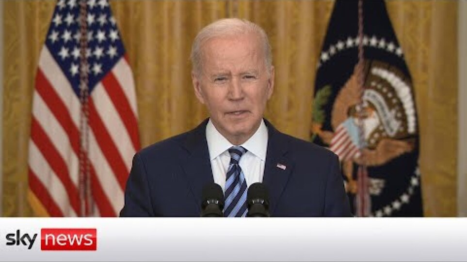 Watch live: Joe Biden makes statement on Ukraine invasion