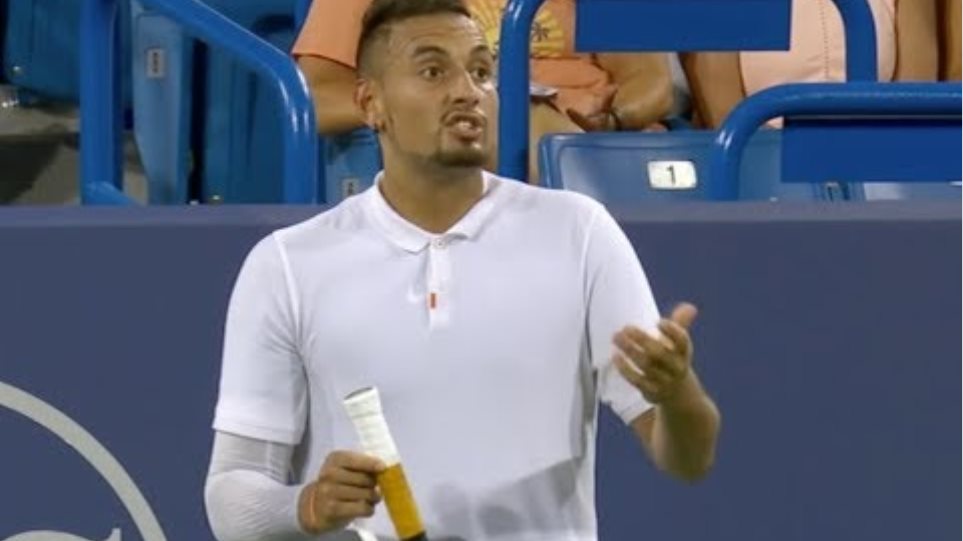 Nick Kyrgios has explosive meltdown in Cincinnati