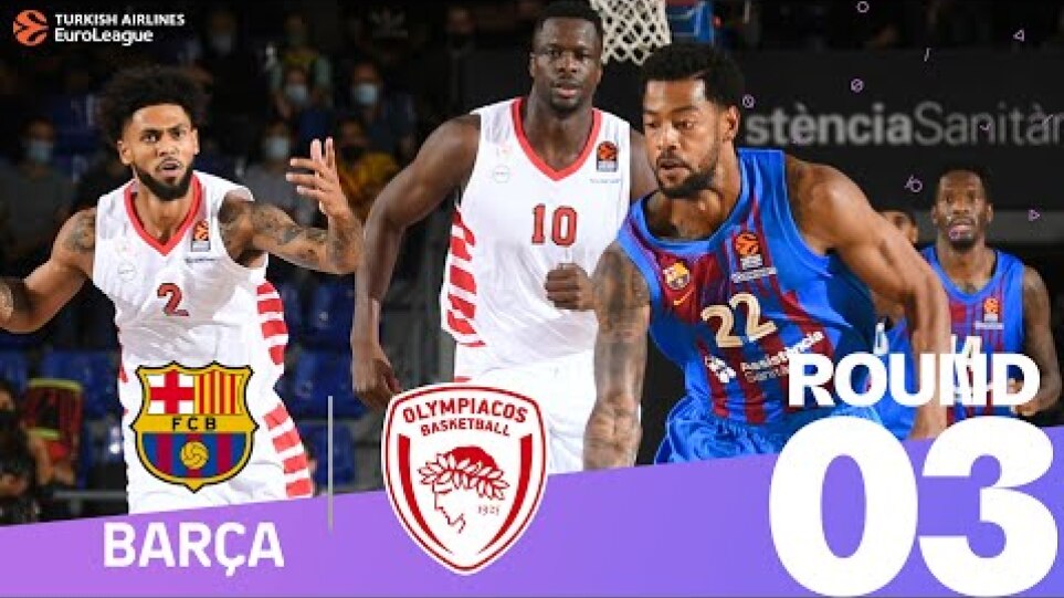 Barca edges Reds in overtime thriller! | Round 3, Highlights | Turkish Airlines EuroLeague