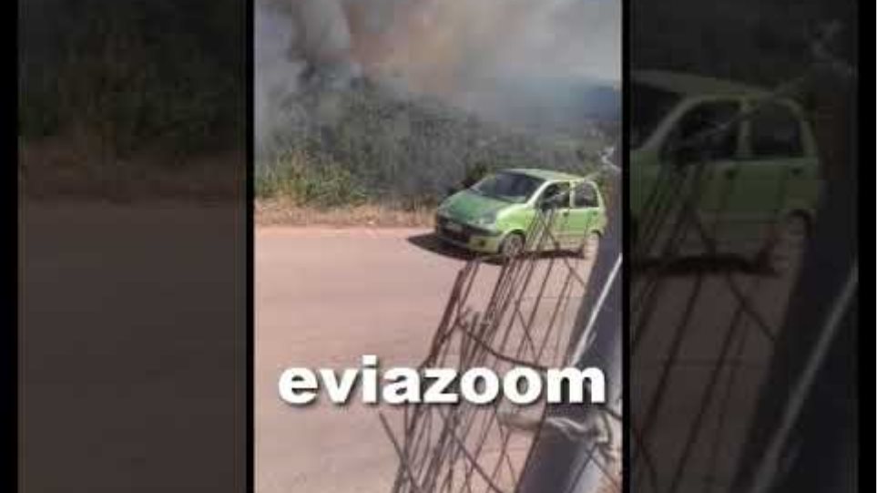 Εύβοια: Μεγάλη φωτιά στο Κοντοδεσπότι - Μια «ανάσα» από τα σπίτια οι φλόγες! (2)