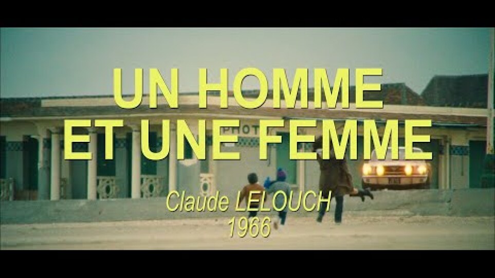 UN HOMME ET UNE FEMME  1966 (Anouk AIMÉE, Jean-Louis TRINTIGNANT, Pierre BAROUH)