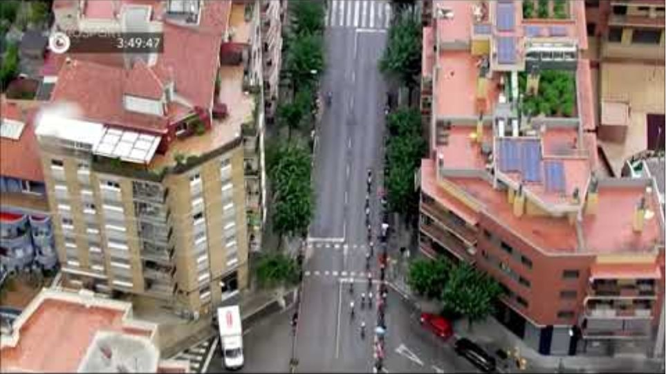 Helicopter Camera Spots Cannabis Farm On Roof, Leading To Raid | La Vuelta a Espana 2019