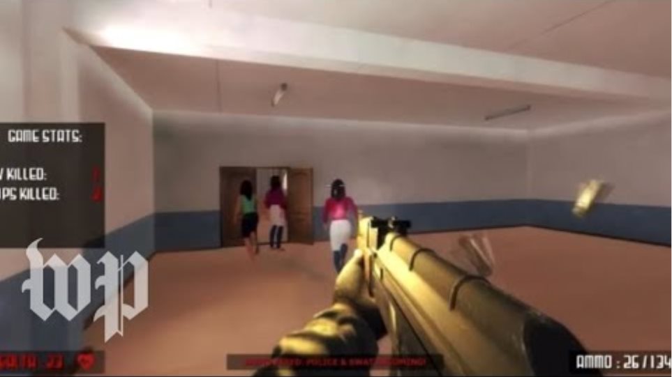 Video game allowed player to shoot up a school
