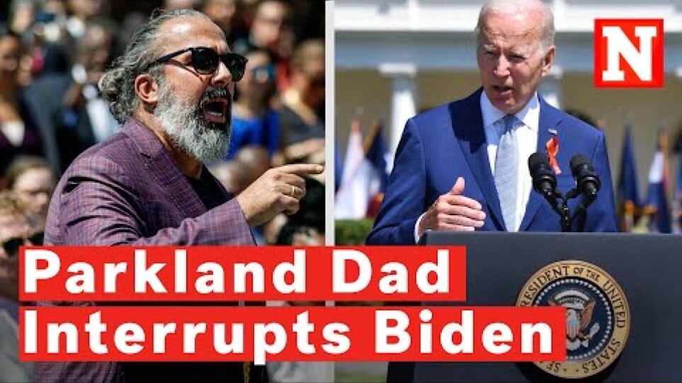 Watch: Biden Interrupted By Angry Parkland Dad During Gun Law Speech