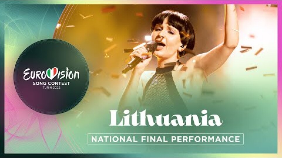 Monika Liu - Sentimentai - Lithuania 🇱🇹 - National Final Performance - Eurovision 2022