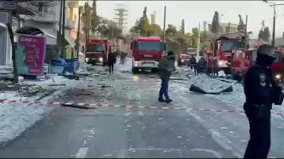 Ισχυρή έκρηξη σε κτίριο στη λεωφόρο Συγγρού - Δύο τραυματίες (3)