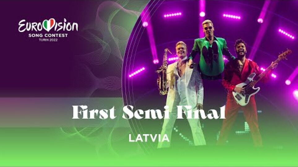 Citi Zēni - Eat Your Salad - LIVE - Latvia 🇱🇻 - First Semi-Final - Eurovision 2022