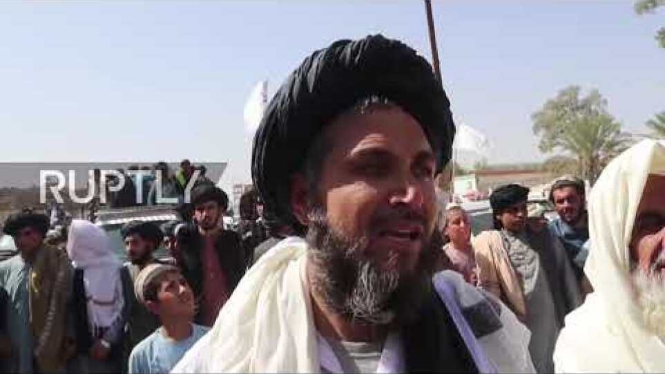Afghanistan: Taliban supporters celebrate in Kandahar after US forces leave country