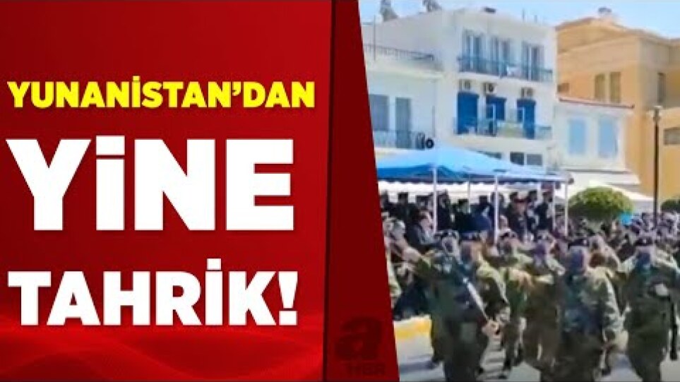 Yunanistan, Sisam Adası’nda askeri geçit töreni düzenledi!