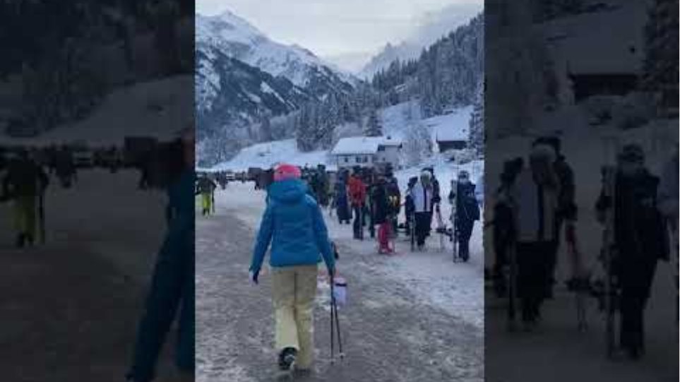 Τεράστιες ουρές σε χιονοδρομικό κέντρο της Ελβετίας