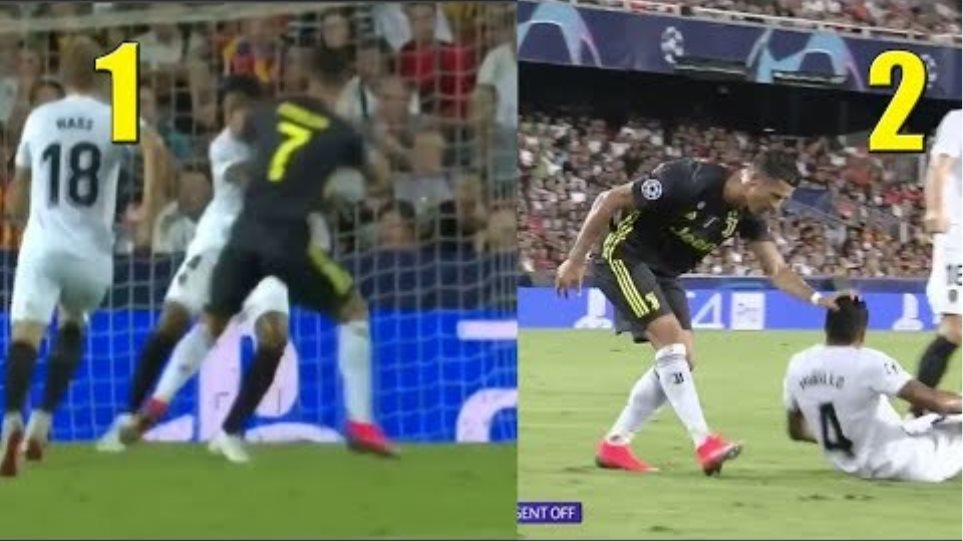 New ANGLE - Cristiano Ronaldo Deserved A Red Card vs Valencia ?