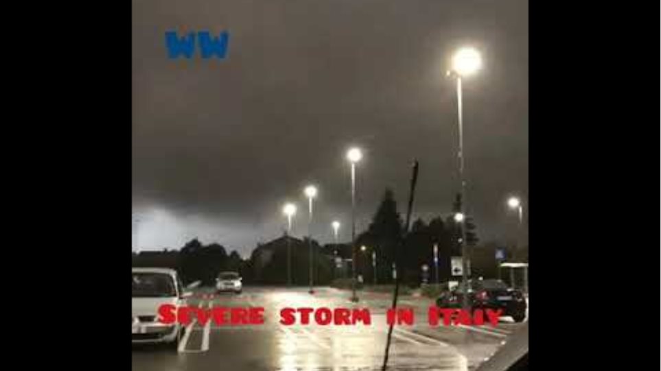 Severe storm in Italy