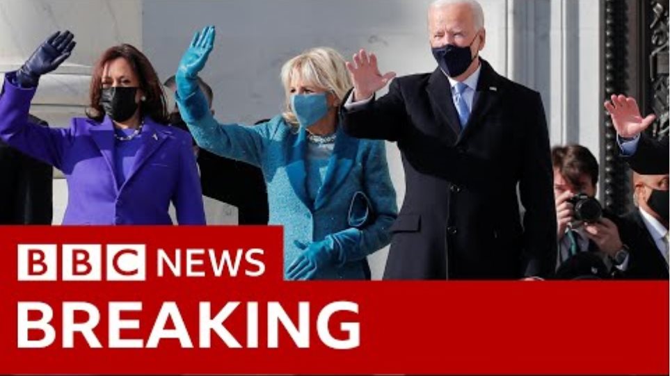 Joe Biden arrives at Capitol - BBC News