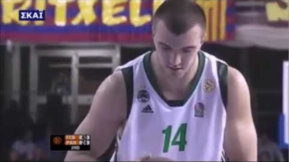 Nikola Pekovic (Panathinaikos) Euroleague Highlights [2008-2009]