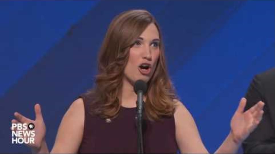 Sarah McBride, first transgender speaker at major political convention, addresses DNC 2016