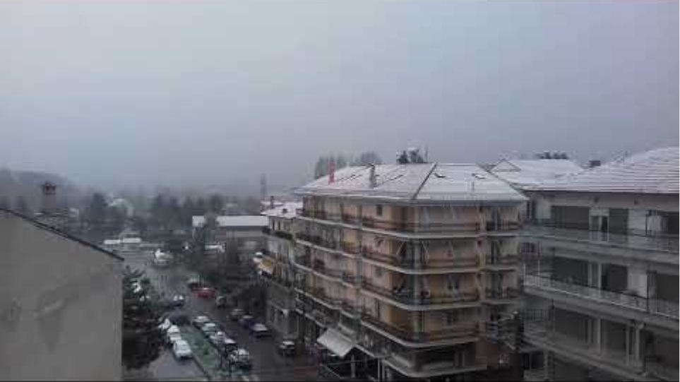 Χιονόπτωση στη Φλώρινα (1-4-2020)
