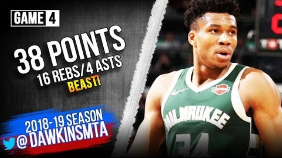 Giannis Antetokounmpo Full Highlights 2019 ECSF Game 4 Bucks vs Celtics - 39-16--4! | FreeDawkins