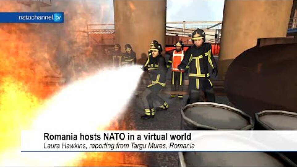 Romania hosts NATO exercise in a virtual world