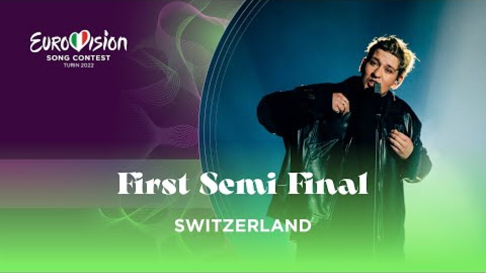Marius Bear - Boys Do Cry - LIVE - Switzerland 🇨🇭 - First Semi-Final - Eurovision 2022