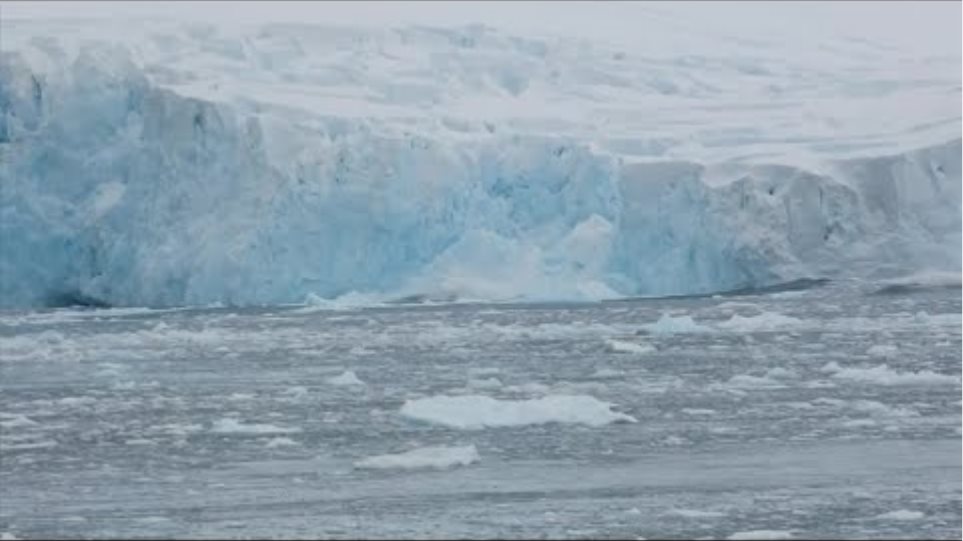 Partial glacier collapse in Antarctica