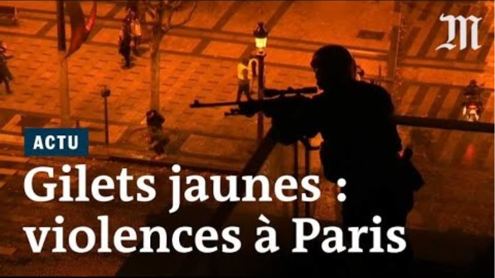 « Gilets jaunes » : les images des violences au cœur de Paris