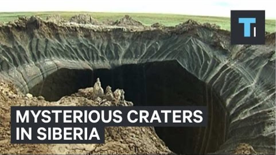 Mysterious craters in Siberia