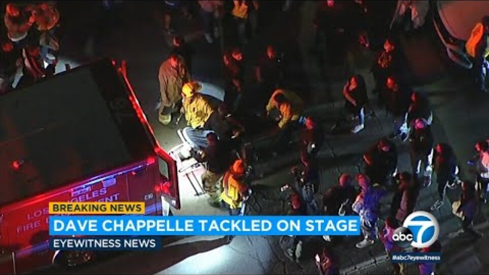 Dave Chappelle tackled on stage at Hollywood Bowl in LA | ABC7