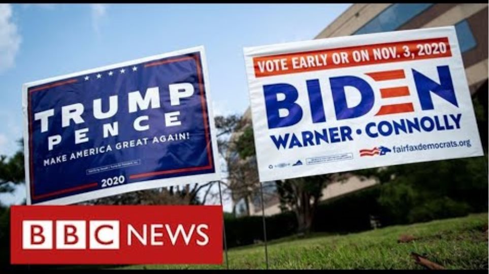 Trump and Biden in final scramble for votes before election day - BBC News