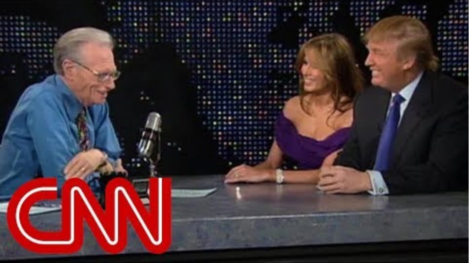 Donald and Melania Trump as newlyweds (2005 CNN Larry King Live full interview)