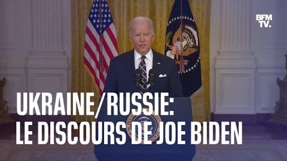 Ukraine: l'intégralité du discours de Joe Biden