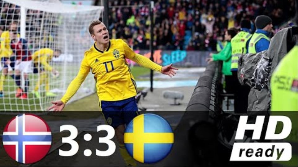 Norway vs Sweden 3−3 - All Goals & Highlights - 2019