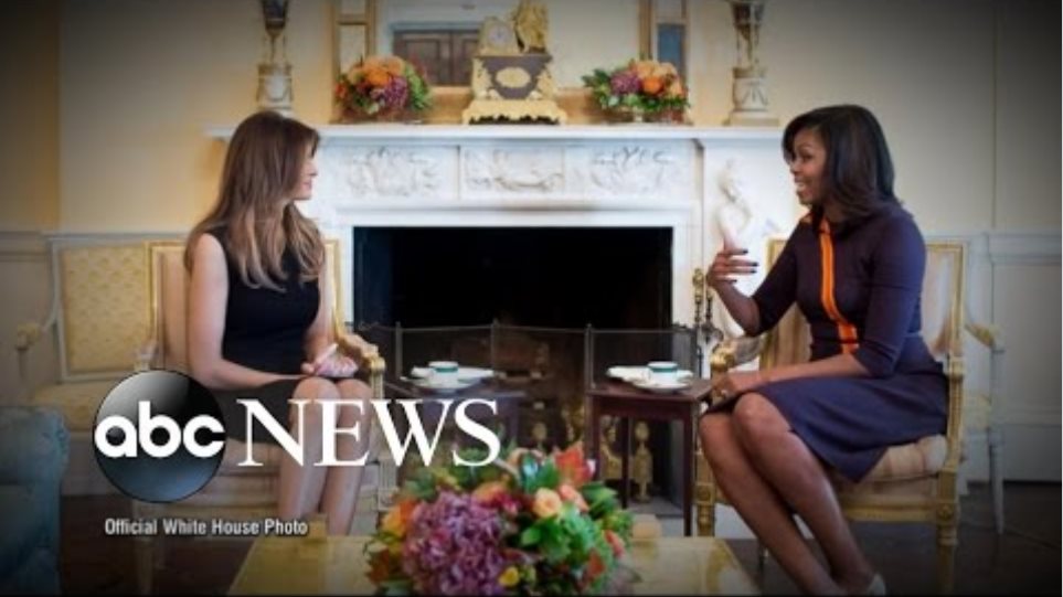 Michelle Obama Welcomes Melania Trump to White House