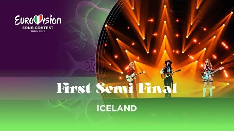 Systur - Með Hækkandi Sól - LIVE - Iceland 🇮🇸 - First Semi-Final - Eurovision 2022