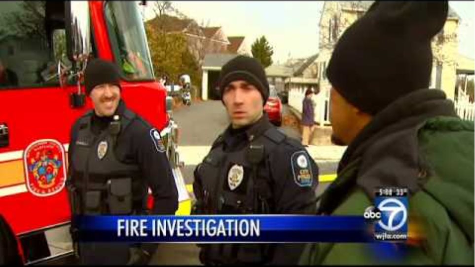 Man tells ABC 7 News crew, ‘I set it on fire’