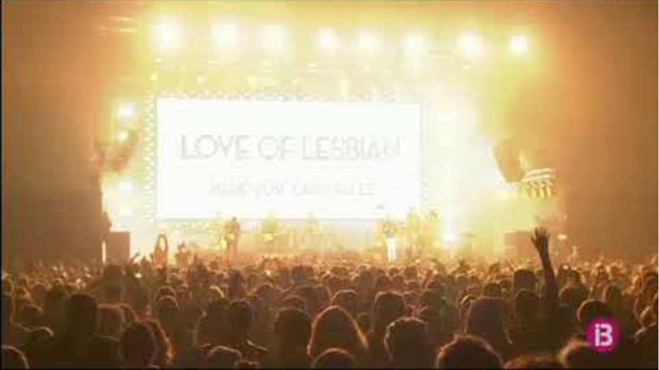 5.000 persones assisteixen al `concert pilot` de Love of Lesbian a Barcelona