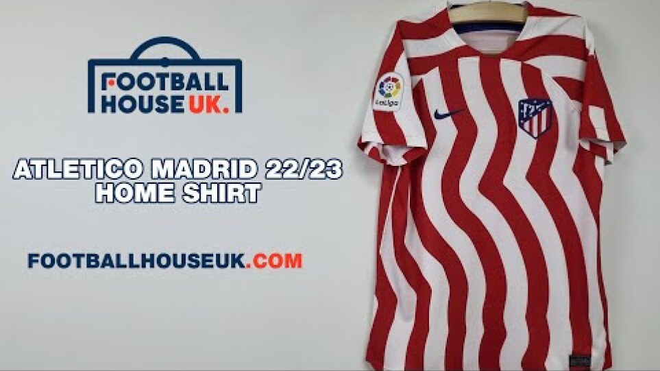 ✅ Atletico Madrid 2022/2023 Home Shirt | FOOTBALLHOUSEUK.com