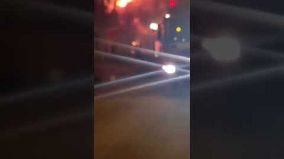 Θεσσαλονίκη φωτιά διαμέρισμα βίντεο