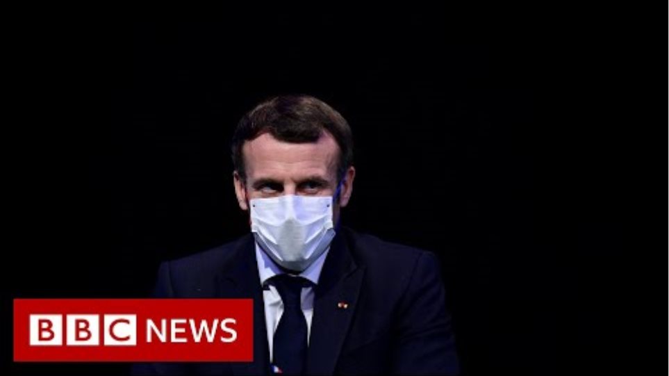 French President Macron tests positive for Covid - BBC News